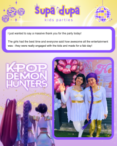 KPOP DEMON HUNTERS KIDS PARTY