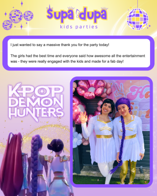 KPOP DEMON HUNTERS KIDS PARTY