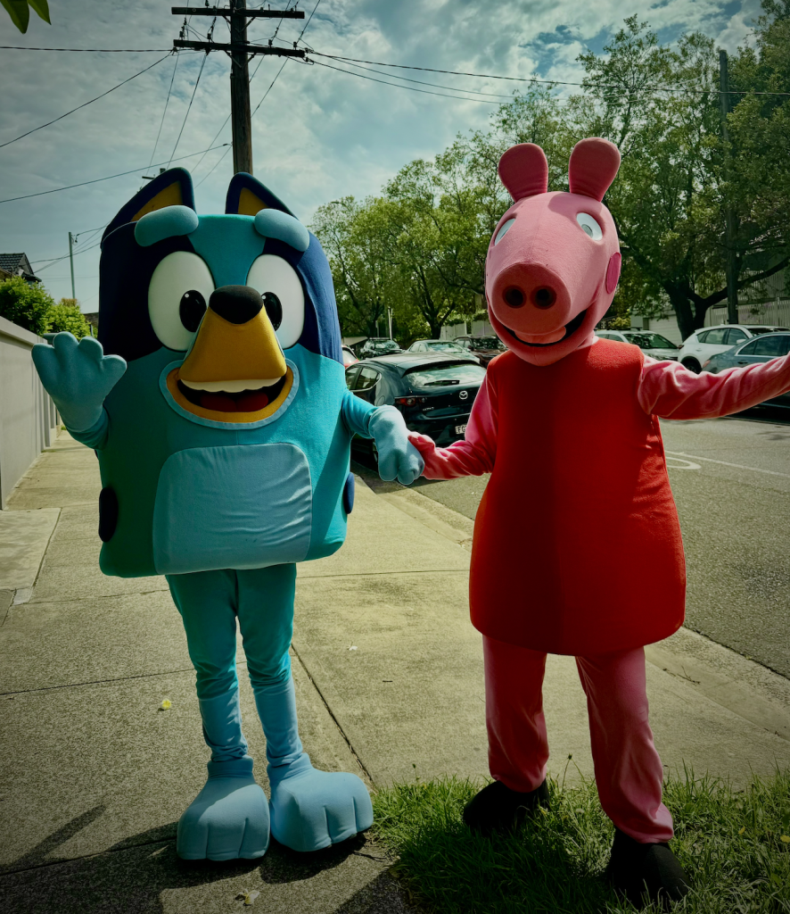 Bluey Peppa Pig Parties